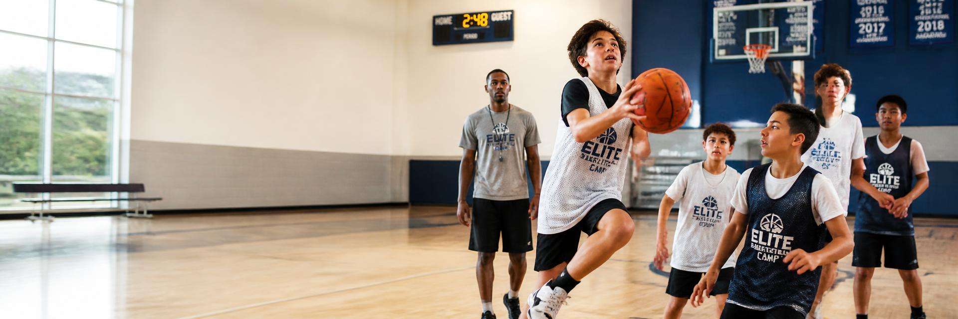 Basketball program imagery for Basketball Elite Skills Camp