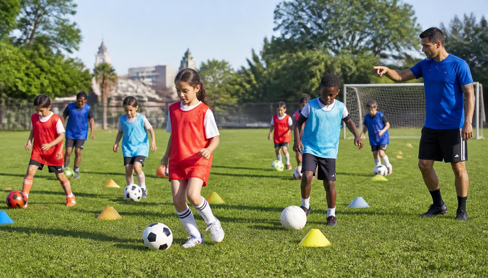 Soccer program imagery for Saturday Soccer Clinic